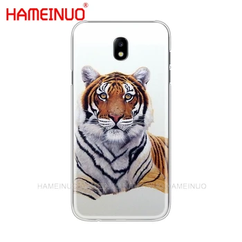 HAMEINUO zvierat tiger krytu telefón puzdro pre Samsung Galaxy J3 J5 J7 2017 J527 J727 J327 J330 J530 J730 PRO