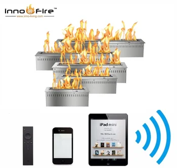Inno-Oheň 24 palcový skutočný oheň automatický inteligentný smart alexa wlan obojstranný etanolu vložiť krb