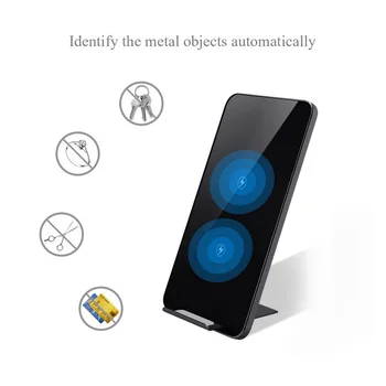 Mobilný Telefón na Bezdrôtovú Nabíjačku s Zrkadla Plnenie Pad Dokovacia Kolíska, Nabíjačky pre IPhone, 8 X XS Max Môžete Použiť Domáce Dekorácie