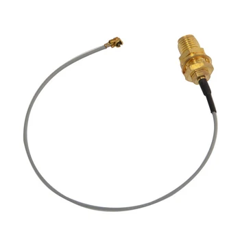 IPX / u.fl, aby SMA Konektor samica predelom pigtail kábel Mini-PCI 15 cm RF Zostavy Zlato