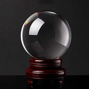 40 MM Crystal Ball Quartz Sklo Transparentné Loptu Sféry sklenenú Guľu Fotografie Gule Crystal Plavidlá Zariadené a Feng Shui