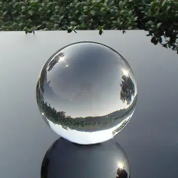 40 MM Crystal Ball Quartz Sklo Transparentné Loptu Sféry sklenenú Guľu Fotografie Gule Crystal Plavidlá Zariadené a Feng Shui