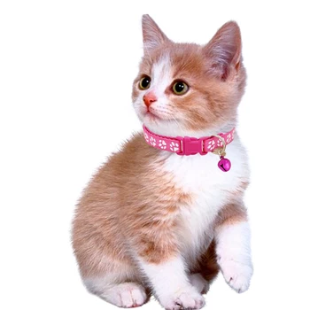 Jednoduché Nosenie Mačky Obojok S Bell Nastaviteľné Pracky Obojok Mačky Puppy Domáce Zvieratá, Mačky, Psov Príslušenstvo Malý Pes