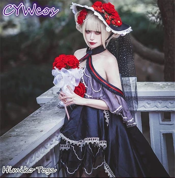 Anime Cosplay, Môj Hrdina Akademickej Obce Himiko No Toga Cosplay Kostým Lolita Čierne Svadobné Šaty Strany Kostýmy Pre Ženy