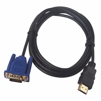 HDMI samec na VGA male Converter, Adaptér, Kábel 1,8 m, Priamo Predlžovací Kábel pre HDTV PC, Notebook, Nové