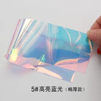 2016 Japonsko a Južná Kórea Symfónia Nechtov nepravidelný papier platinum sklo, zrkadlo na nechty, nálepky Aurora lesklom papieri 25pcs/veľa