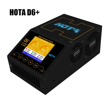 HOTA D6+plus AC 300W DC 2X325W 2X15A Dual Channel Inteligentné Nabíjačky Batérií Discharger Lipo Nabíjačka pre RC Drone Náhradných Dielov