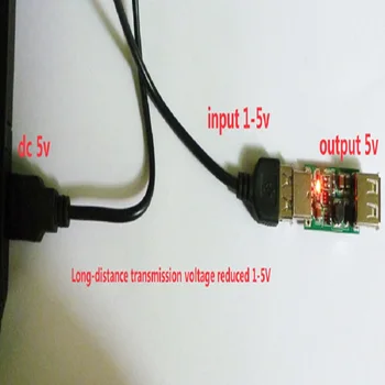 Napätie na Dlhé Vzdialenosti Prenos USB DC 5V Converter zintenzívniť Podporu Solárny Modul
