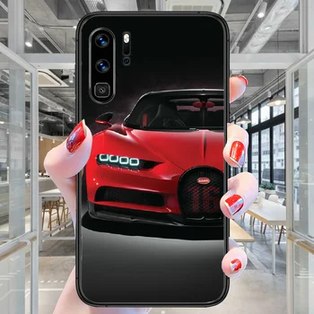Luxusné Športové Auto Móda Telefón puzdro Na Huawei P Mate Smart 10 20 30 40 Lite Z Roku 2019 Pro black Nepremokavé Tpu Nárazníka Celkom