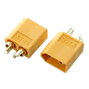 MACH 5 párov žltá nylon XT60 T - plug-Hydroxy zásuvky napájania RC Zlaté zapojte adaptér