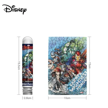 Disney 150 Ks Mini Puzzle Avengers Módne Trendy Trubice Puzzle Mini Ploché Puzzle