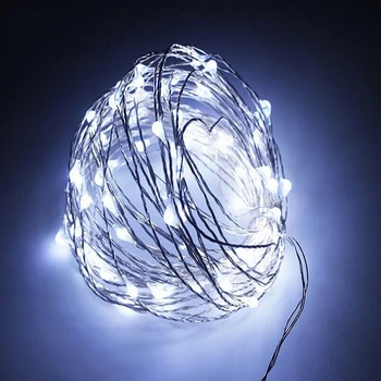 Vianočný Stromček LED 20M EÚ a USA Medený Drôt String svetlá Vodotesný LED Pás Pre Víla Svadobné Party Dekorácie Dovolenku osvetlenie