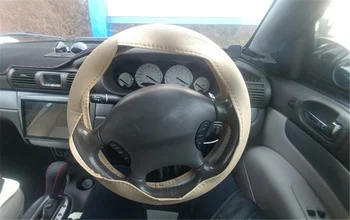 Auto tvar volantu kryt pletenie ručné šitie auto diely na Honda City OSM FC Malé PUYO Prvok Krok REMIX CRV