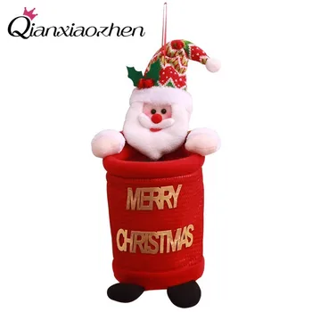 Qianxiaozhen Tvorivé Skladovanie Vedro Vianočné Dekorácie Dodávky Vianočný Strom Decor Pre Domáce Darčeková Taška