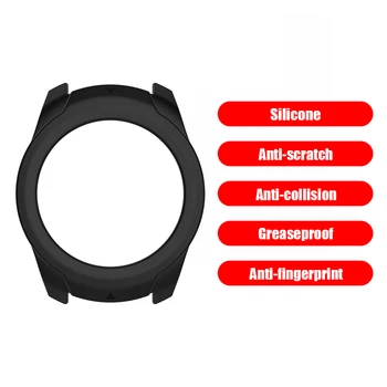 Čistý Rám Prípade Súčasnosti Módne Dial Náramkové hodinky pre Ticwatch Pro 2020/Ticwatch Pro Smart Hodinky Skin Protector