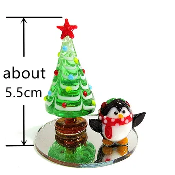 Kreatívne Gnome sklo Kreslený obrázok Santa Claus figúrka abstraktné dizajn Zodpovedajúce Vianočný stromček darčekový balíček Home Decor Ornament