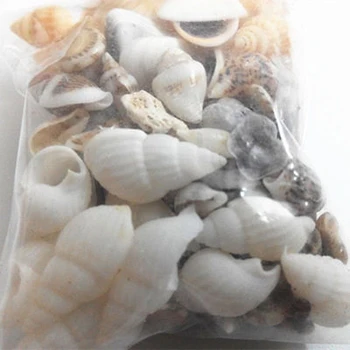 Vtipné 1 taška DIY Zmiešané mušľami Shell Plavidlá Akvárium Námorných Dekor Ozdoby, Vence