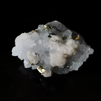 64.8 gNatural, crystal, kremeň, pyritom, dolomit minerálne sklo vzoriek