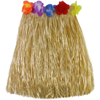 9 Farieb 1PC Plastových Vlákien Ženy Trávy Sukne Hula Havajské Sukne, kostýmy 40 CM Dámske Šaty Slávnostné & Party Dodávky