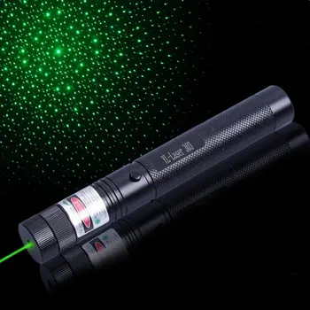Silný Nastaviteľné Zoomovateľnom Zameranie Spaľovanie Zelený Laser Pointer Pero 303 532nm priebežným 500 na 10 000 metrov Laser rozsah