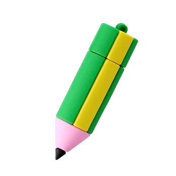Karikatúra Roztomilý Ceruzka Tvar Usb Flash Disk Pero Jednotky kl ' úč 8GB Flash Karty Memory Stick Skladovanie Disk 16GB 32GB Reálne možnosti