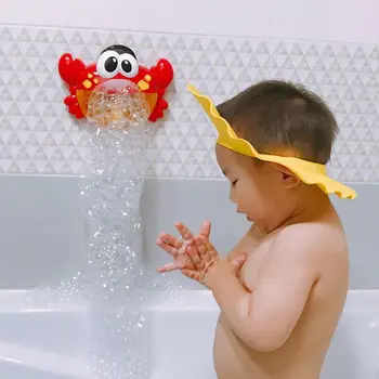 Bublina Kraby Hudby Detská Kúpeľ Hračky Hudobné Krab Bublina Vaňou Automatizované Náustok Stroj Baby Kúpeľňa Hračka Pre Deti, Hračky A Záľuby