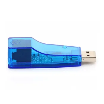 USB 2.0, LAN RJ45 Ethernet 10/100Mbps Siete Kartu Adaptér pre Win8 PC