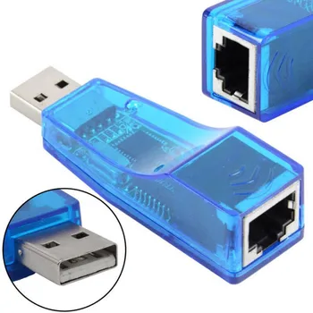 USB 2.0, LAN RJ45 Ethernet 10/100Mbps Siete Kartu Adaptér pre Win8 PC