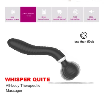 Silný Ústne Klitoris Vibrátory USB Nabíjanie Av Čarovná Palička Análny Vibrátor Masér Dospelých, Sexuálne Hračky Pre Ženy Bezpečnej Silikónové Sex Produkt