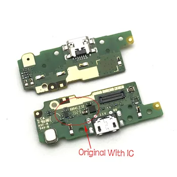 10Pcs/Veľa，Nabíjačku USB Nabíjací Dok Port Konektor Flex Kábel Pre Motorola Moto E6 USB Meniča Doska S Microphon