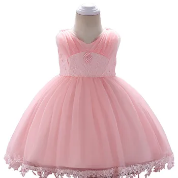 Baby roka-staré šaty dievča čipky perličiek víno šaty svadobné šaty dieťa full moon šaty šaty