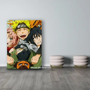 Plátno Anime Naruto Obrázky, Domáce Dekorácie, Obrazy Plagát HD Vytlačí Wall Art Modulárny Obývacia Izba Rámovanie