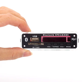 Mp3 prehrávač s Bluetooth, MP3 dekodér rada MP3 karty, čítačka, MP3, Bluetooth modul audio príslušenstvo s FM rádiom