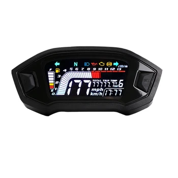Motocykel LCD Nástroj LCD Farebný Displej Oeter Teplota Vody Speeeter ABS Všetky Auta Univerzálne Príslušenstvo