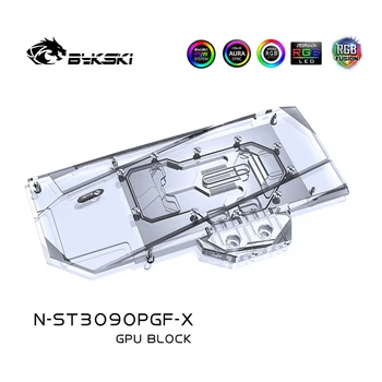 Bykski Vodný Blok použiť pre Zotac RTX 3090-24G6X PGF OC/Zotac 3080-10G6X PGF OC GPU Karta / Úplné Pokrytie Meď Radiátor Blok