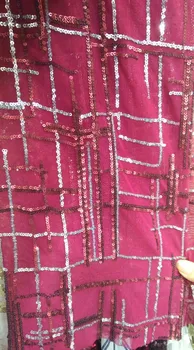 Nigérijský tylu čipky textílie kvet francúzsky Čistý Čipky Textílie, sat-7227 výšivky oka textílie s flitrami