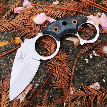 Pazúr nože Lovecký Nôž Karambit Taktické Pazúr Krku Nôž Tábor Túru Vonkajšie sebaobrany Poľovnícky Nôž na Prežitie