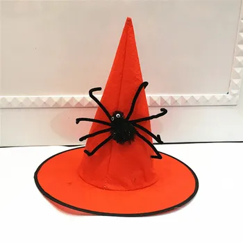 Halloween Klobúk Maškaráda Non-Tkané Spider Sprievodca Klobúk Cosplay Rekvizity Sprievodca Klobúk Halloween Dekorácie