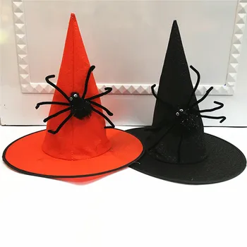 Halloween Klobúk Maškaráda Non-Tkané Spider Sprievodca Klobúk Cosplay Rekvizity Sprievodca Klobúk Halloween Dekorácie