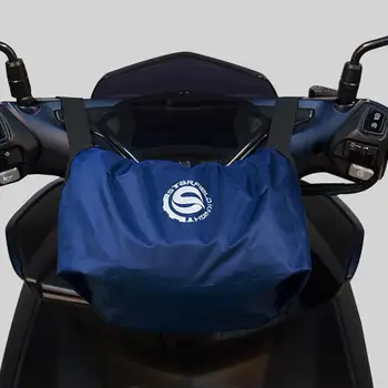 Nové Čierne Motocyklové Vidlice Taška Nepremokavá Taška na Riadidlá Motorky Saddlebags Predné Nástroj pre Ukladanie Puzdro Multi-funkčný Pás Taška