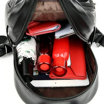 Vysoko Kvalitné Kožené Batoh, Kabelku pre Ženy Cestovanie Veľkú Kapacitu Späť Pack Luxusné Dizajnér Tašky Nepremokavé Bookbag Mochila