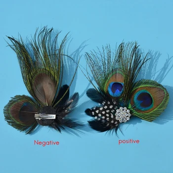 Peacock pierko headdress, pierko, čelenky, vlásenky, páv vlasy crystal kvet, páv vlasy príslušenstvo