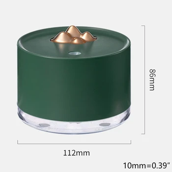 Nové Pohorie Veľká Kapacita Prenosné Ploche Zvlhčovač Vzduchu USB Hmly Maker Arómu esenciálneho Oleja Difúzor