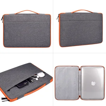 Laptop Rukáv Taška s Vreckom pre MacBook Air Pro Ratina 11.6/13.3/15.6 palec 11/12/13/14/15 palcový Notebook puzdro pre Dell, HP
