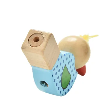 Hudobné Nástroje Hračky Cartoon Vták Whistle Dieťa Šperky, Prívesok Drevené Hudobné Whistle