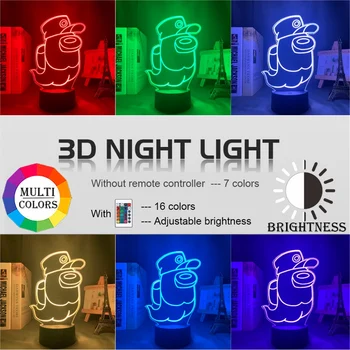 3d Svetlo Nočné Svetlo Krásne Svetlo pre Miestnosti Dekorácie v Pohode Lampa Dar Svätého Lampa Dropshipping Vianočné darčeky