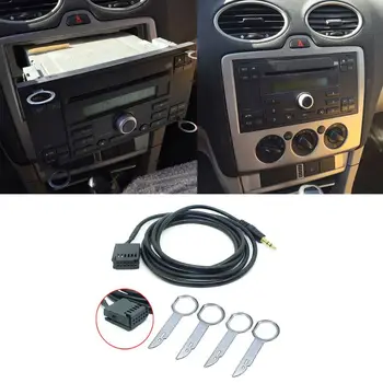 6000CD AUX-IN Drôt Adaptér Auto Stereo 6000-CD a AUX KÁBEL Pre Ford Fiesta Zameranie 6000 CD