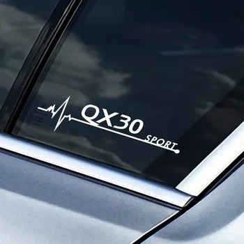 2 KS Auto Styling Bočné Okenné Dekorácie, Nálepky, Nálepky Na INFINITI Q30 Q50 Q60 Q70 QX30 QX50 Auto Telo, Kreatívne Príslušenstvo