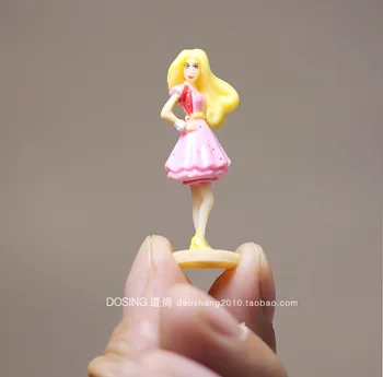 Anime Obrázok Dievčatko Mini Princezná Model Ozdoby Cartoon Žena Rozprávková Bábika Miniatúrne Dekorácie Akčná Figúrka Postavy Hračka