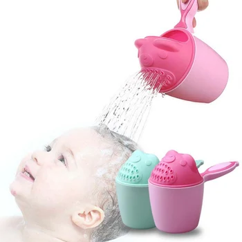 ZZ-Dieťa, Deti Cartoon Medveď Kúpanie Pohár Baby Sprchový Šampón Pohár Bailer Baby Sprcha Vody Lyžicu Kúpeľ Umývanie Pohár